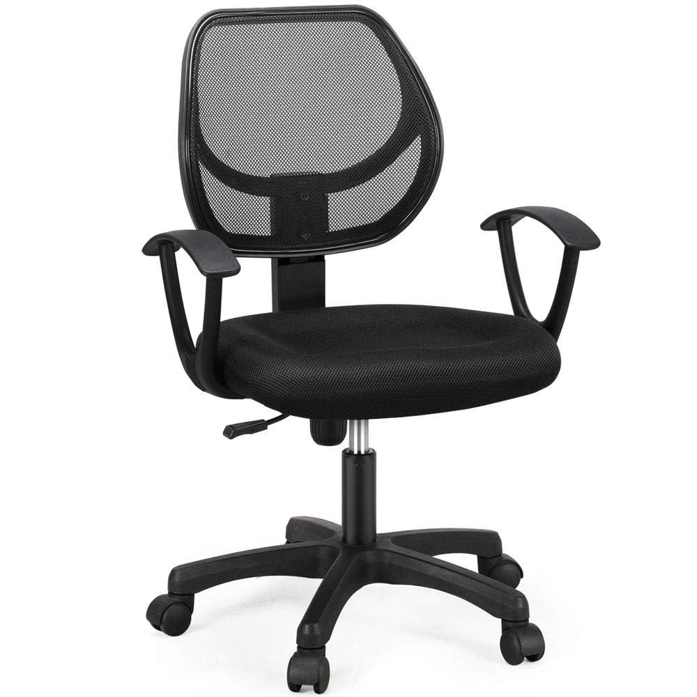 Yaheetech Mid Back Mesh Swivel Office Chair For 31