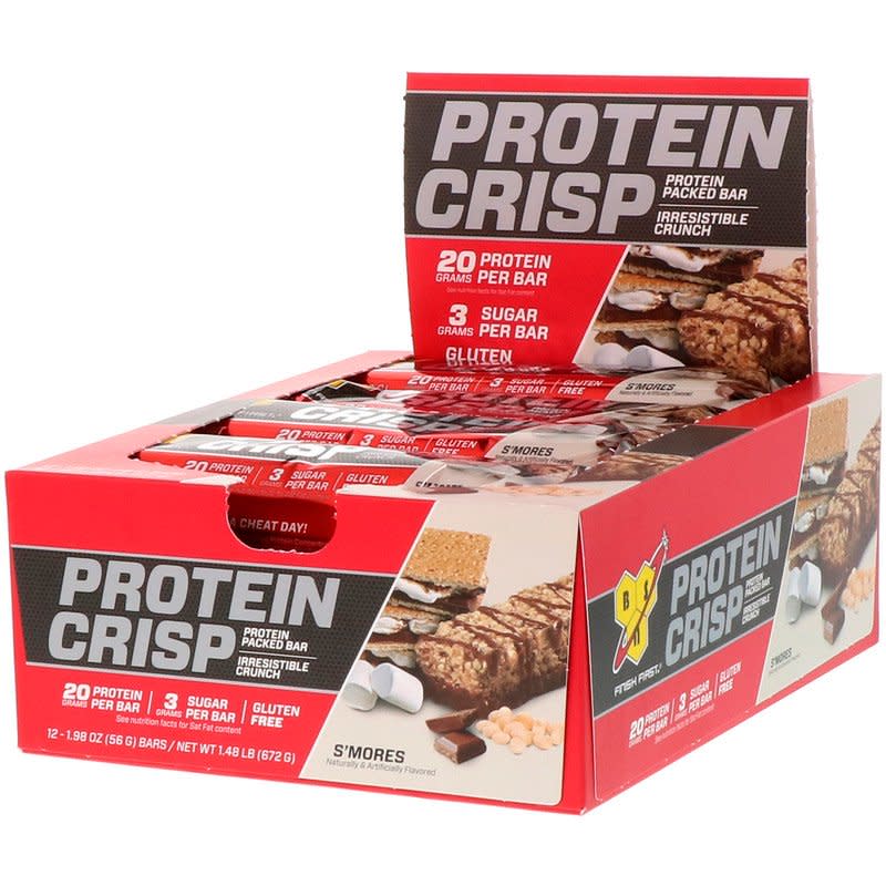 BSN 1.98-oz. Protein Crisp Bars 12-Pack for $10 - BSN-90778