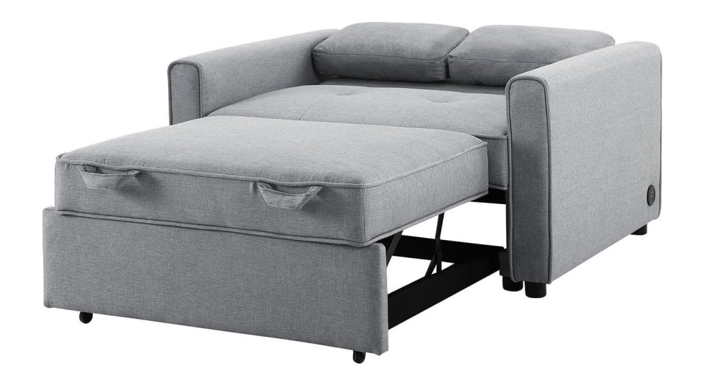 Serta Chloe Twin Pull Out Sleeper Chair, Twin Pull Out Bed Chair