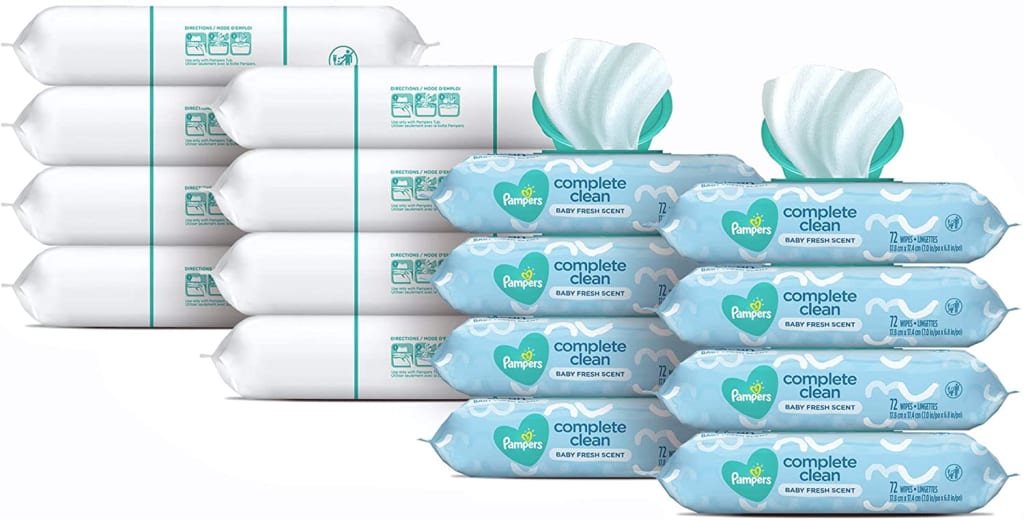 Pampers Complete Clean 1,152-Count Baby Wipes for $19 via Sub