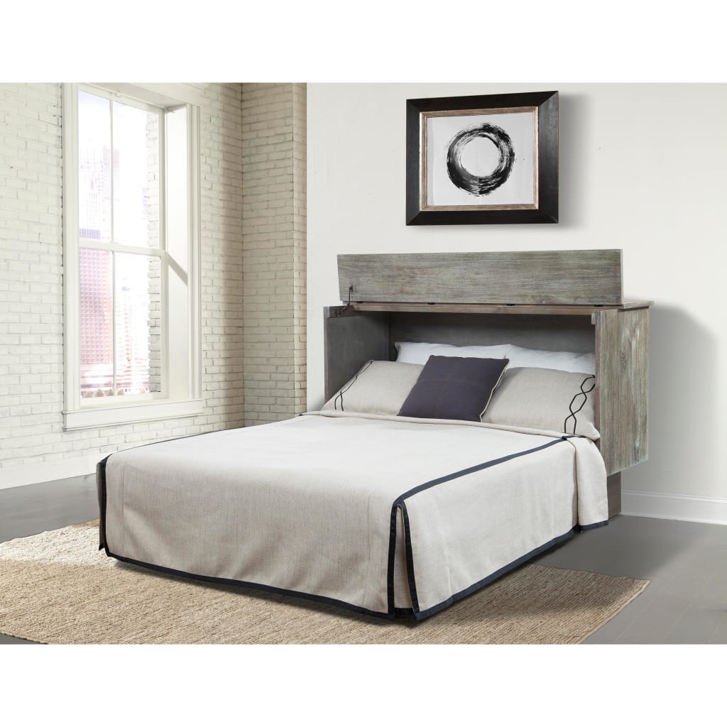 CredenZzZ Studio FlipTop Queen Murphy Bed w/ Mattress for