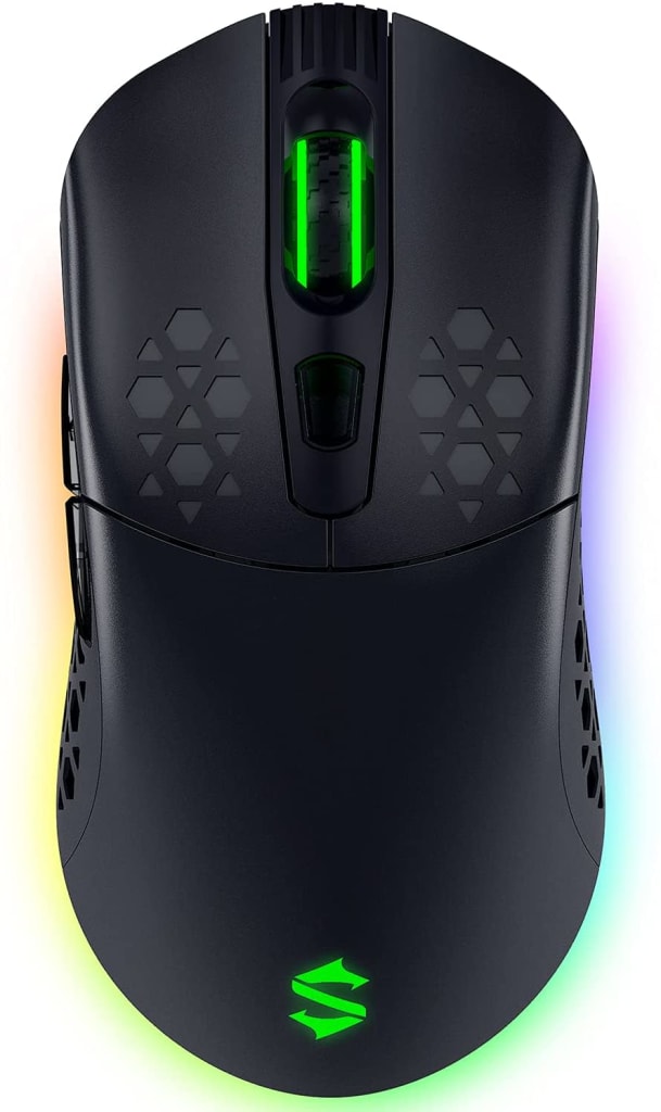 Black Shark Honeycomb Wireless Gaming Mouse for $29 - MAKO M1