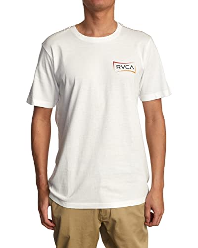 RVCA Men's Premium Red Stitch Short Sleeve Graphic Tee Shirt 