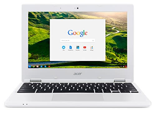 Acer Chromebook, 11.6-Inch Hd, Cb3-131-C3Sz (Intel Celeron, 2Gb, 16Gb, White) (888863408634)