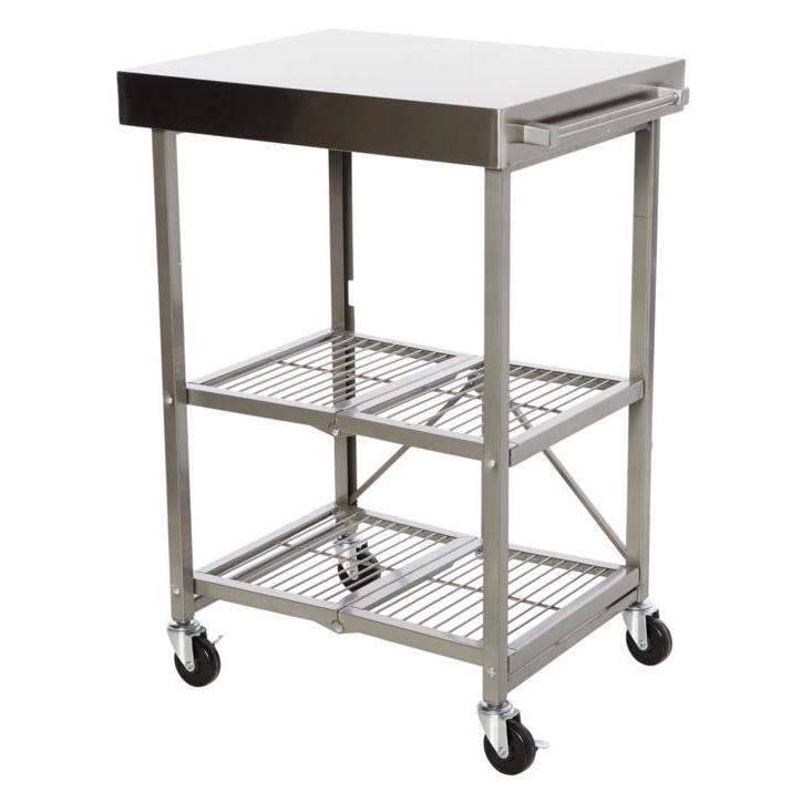 Origami Stainless Steel Foldable Kitchen Cart