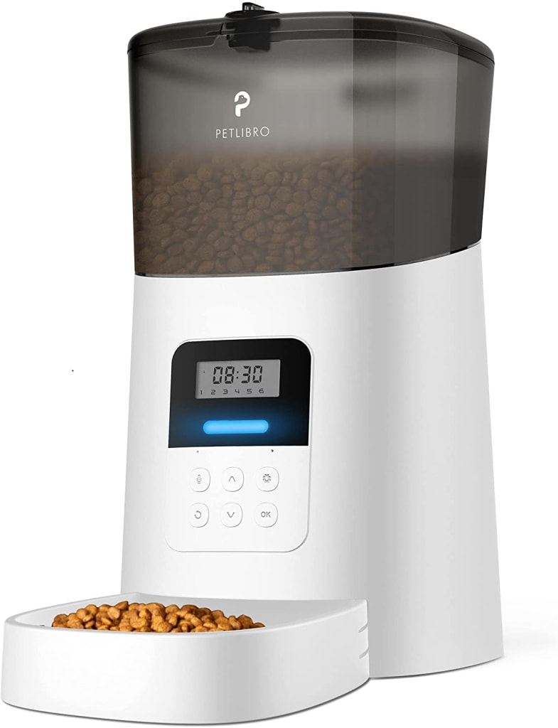 Petlibro 6L Automatic Programmable Cat Feeder for $53 - PLAF003