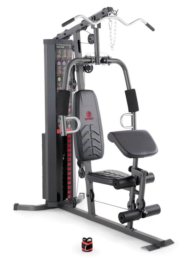 Marcy hg3000 Compact Home Gym exercise