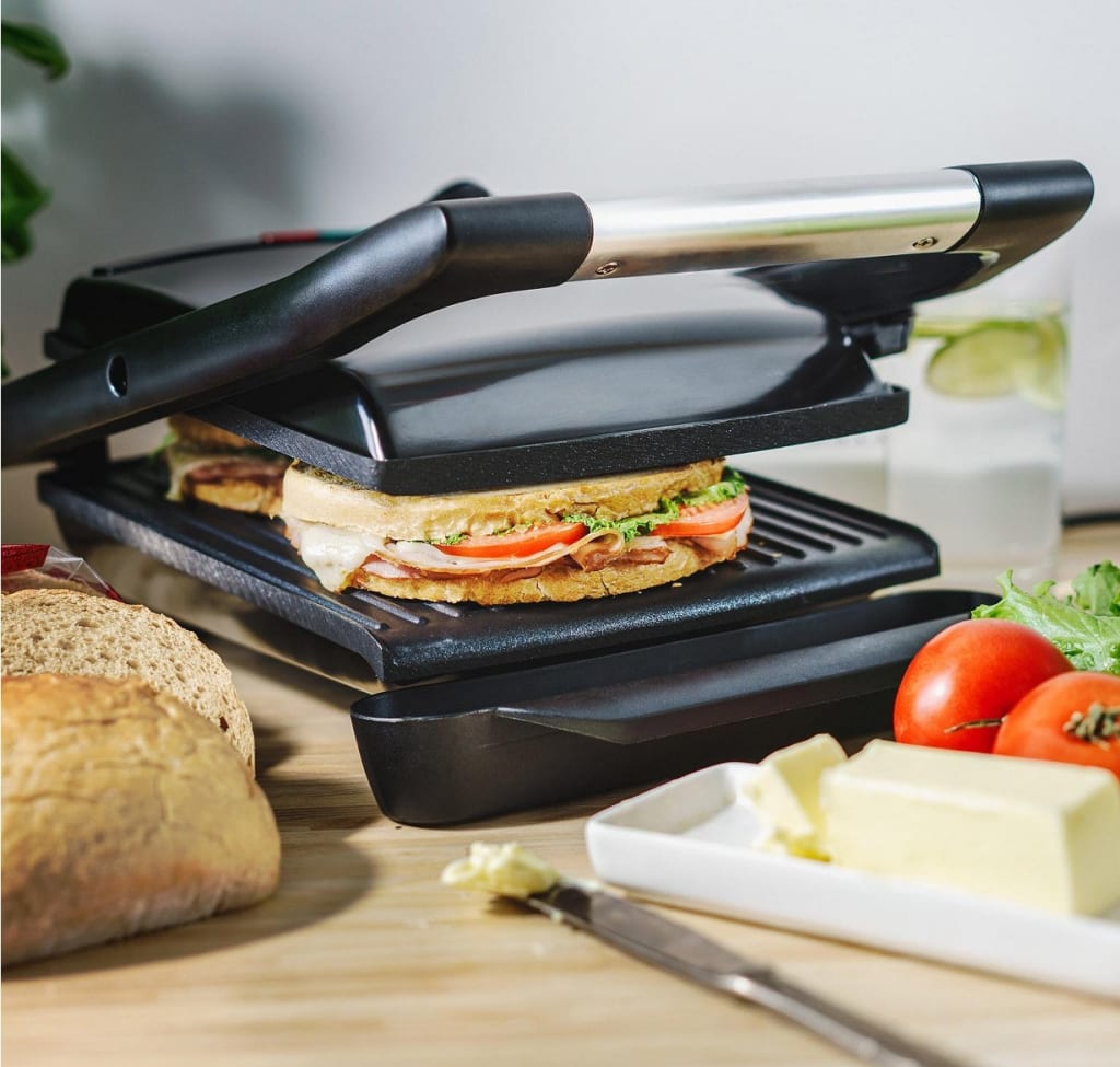 bella electric nonstick panini grill