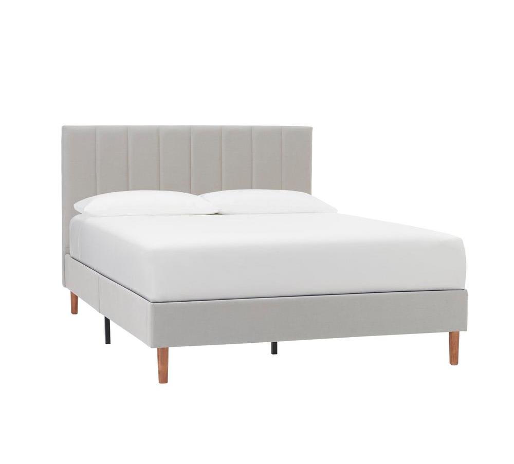 StyleWell Warrenton Upholstered Queen Bed w/ Channel ...