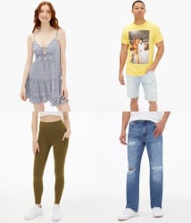 New Markdowns at Aeropostale from $6 + free shipping w/ $50