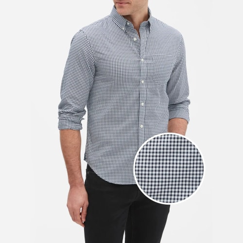 Banana Republic Factory Men's Slim-Fit Untucked Oxford Shirt (L sizes) for $16 in cart + free shipping w/ $50