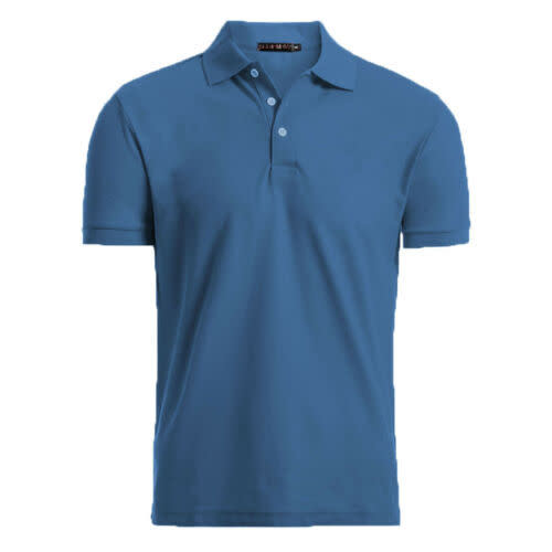Men's Moisture-Wicking Cotton Polo Shirt: 4 for $33 in cart + free shipping