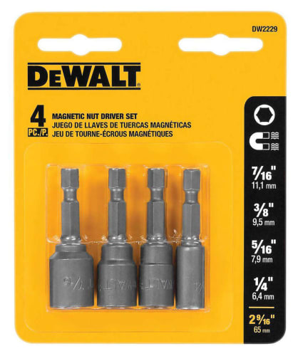 DeWalt 4-Piece Magnetic Nut Driver Set for $6.99 for members + pickup