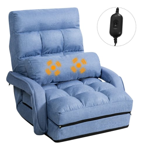 Folding Floor Massage Lazy Chair for $108 + free shipping