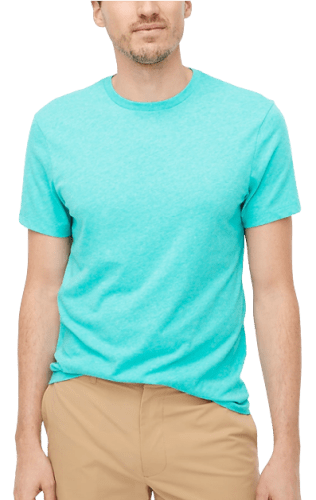 J.Crew Factory Men's Washed Jersey Tee for $5 + free shipping