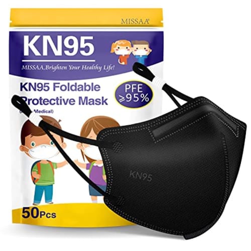 Kids' KN95 Disposable Face Mask 50-Pack for $37 + $4.99 s&h