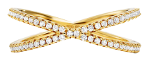 Michael Kors Precious Metal-Plated Pave Nesting Ring for $29 + free shipping