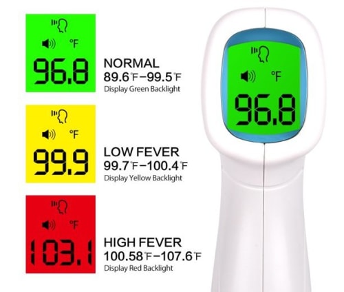 Mscfit Digital LED Non-Contact Forehead Thermometer for $13 + $6.99 s&h