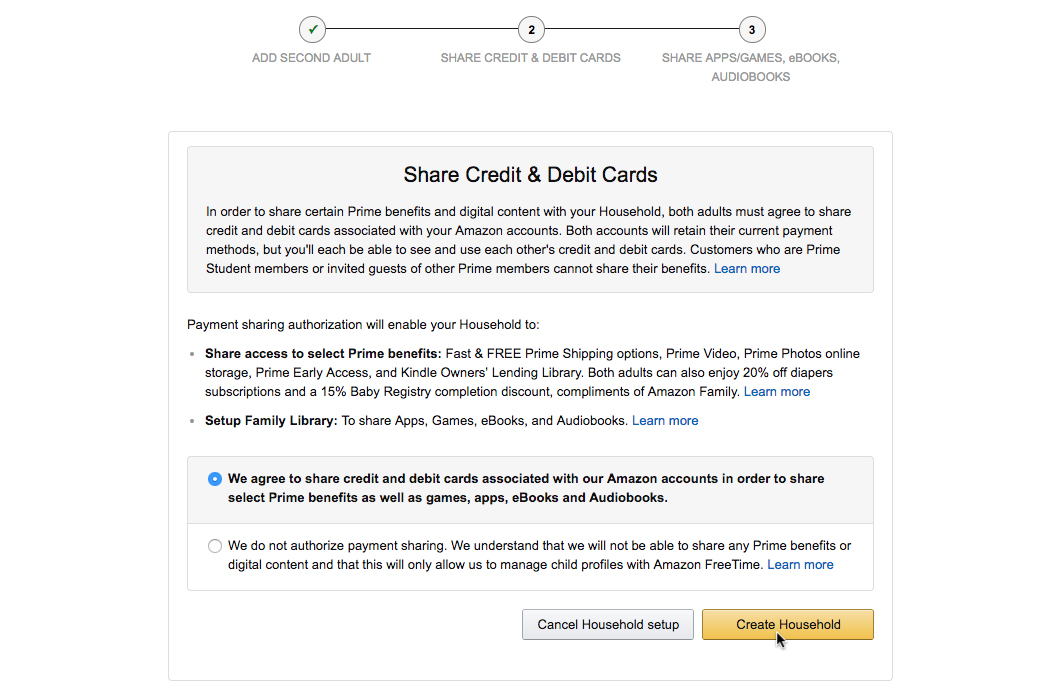 how to add family members to your amazon prime account