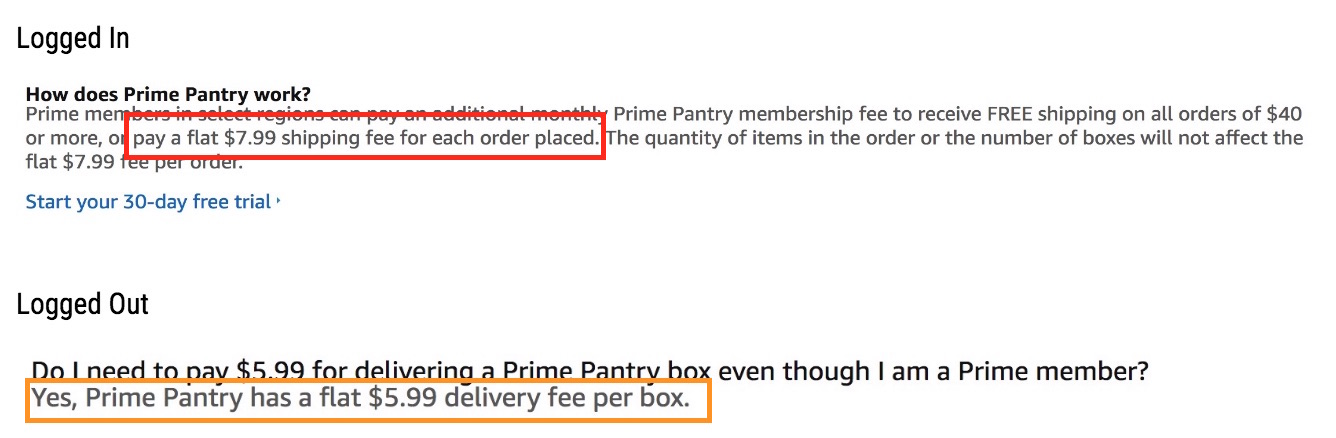 Prime comparison